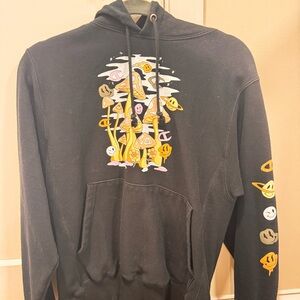 Champion Black Hoodie with Colorful Graphic